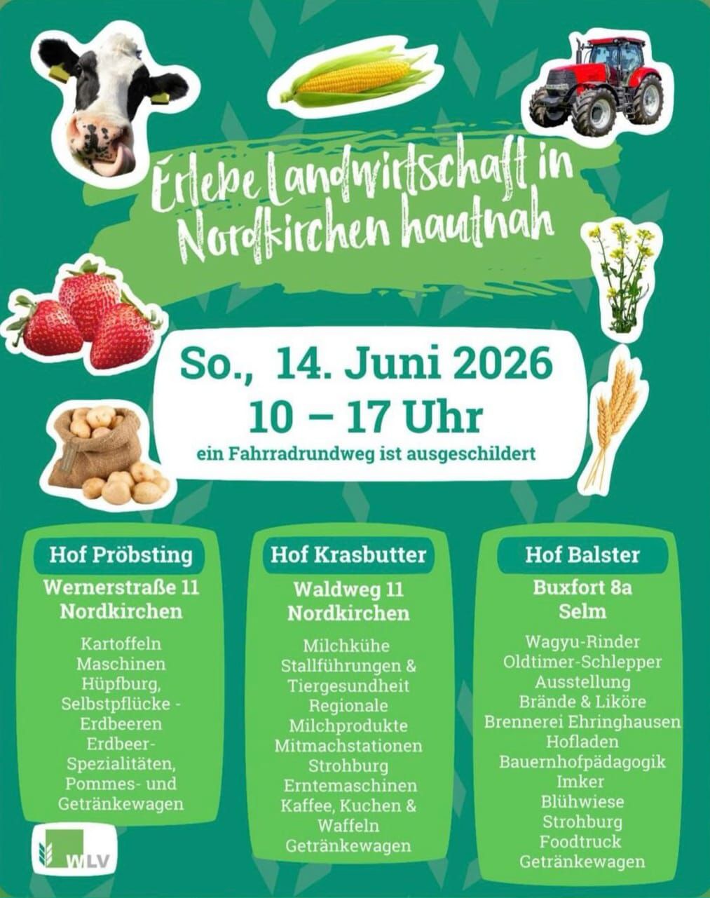 Hoffest erlebe landwirtschaft in nordkirchen hautnah bei Balsters Premium Wagyu am 14. Juni 2026 von 10 - 17 Uhr
